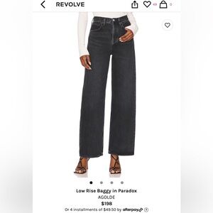 Agolde size 27 black jeans!